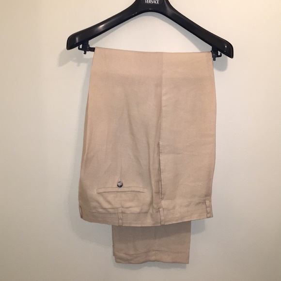Men’s lightweight Dunhill linen pants - Picture 1 of 4
